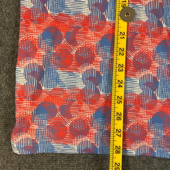 Tailor Byrd SPF 30 Polo Quick Dry Size M Pink and Blue - Picture 5 of 6